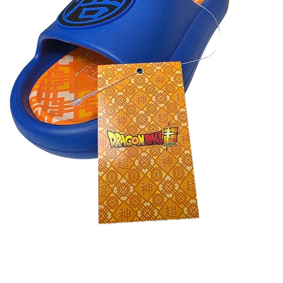Dragon Ball Z Slides Slip On Sandals Men's Size 7 & 11 Royal Blue Ground Up - Picture 6 of 8